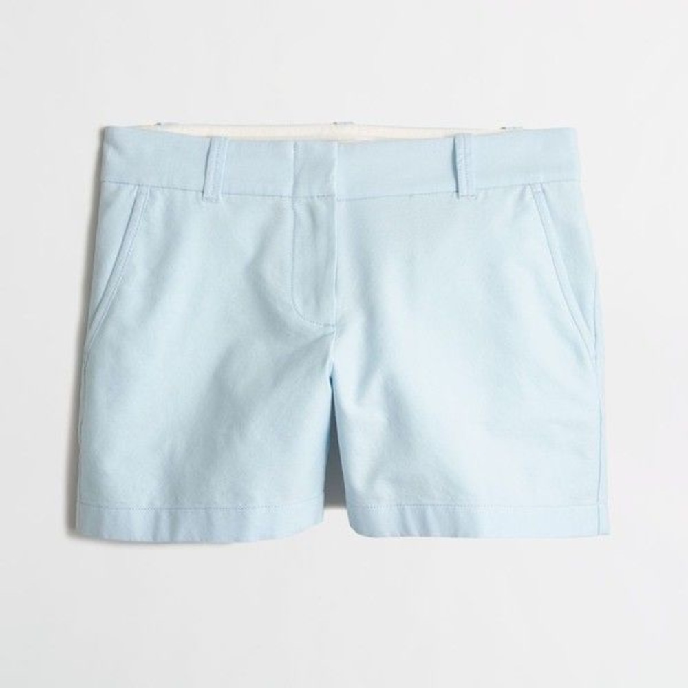 «J. Crew» Light Blue 3” Oxford Shorts